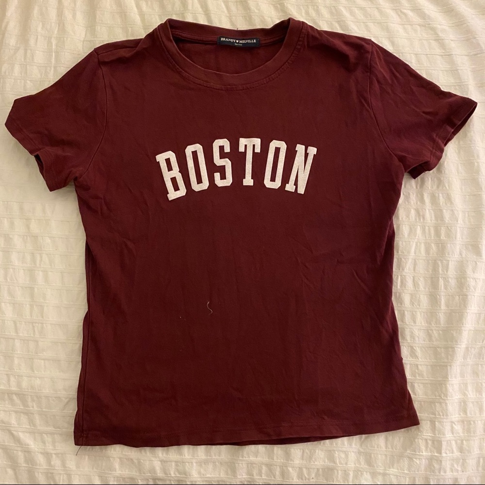 brandy melville boston t shirt